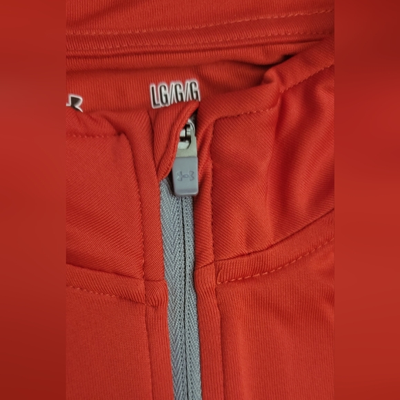 Los Angeles Angels Baseball MLB Men's Red Size L Under Armour 1/2 Zip Pullover - Picture 5 of 11